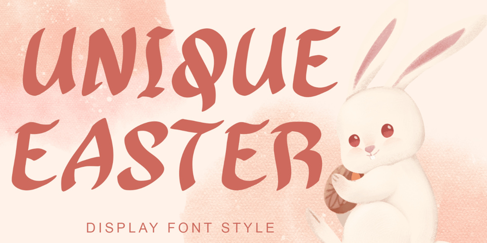 Unique Easter font