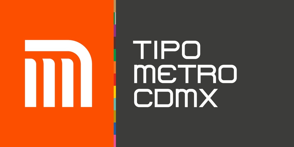 Tipo Metro CDMX font