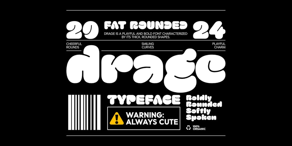 Drage font