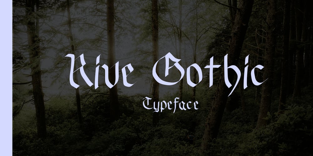 Rive Gothic font