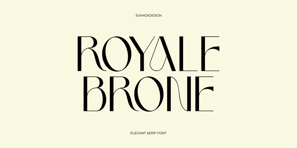 Royale Brone font