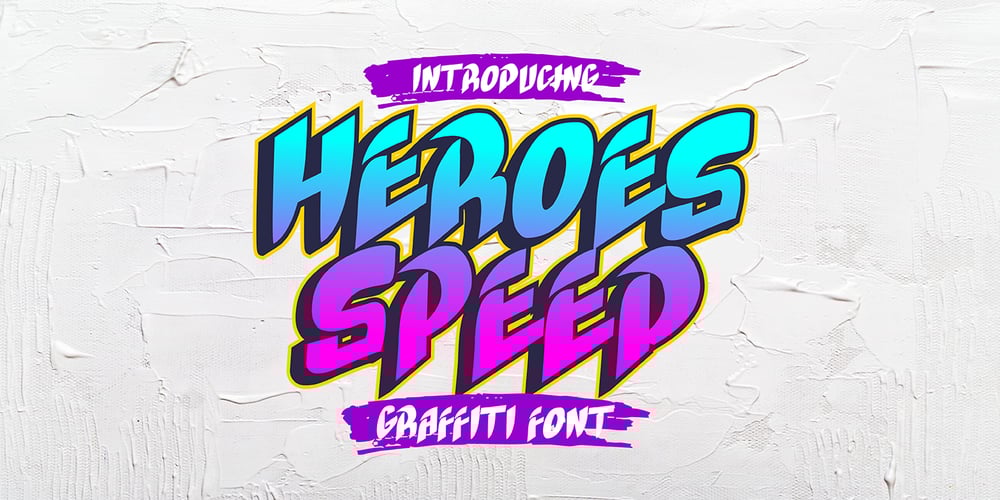 Heroes Speed font