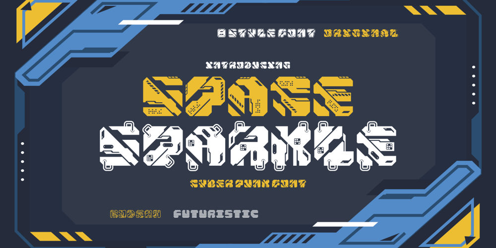 Space Sparkle font