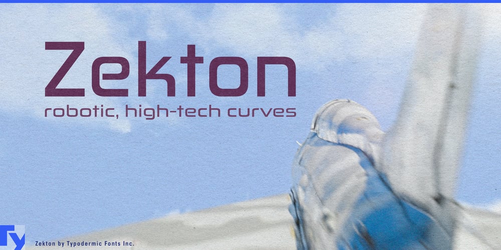 Zekton font