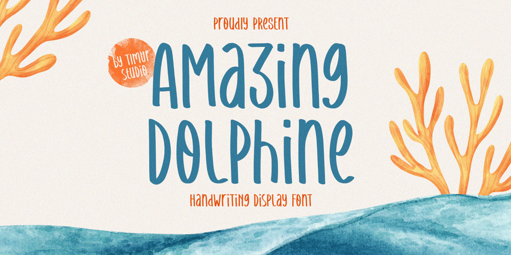 Amazing Dolphine font