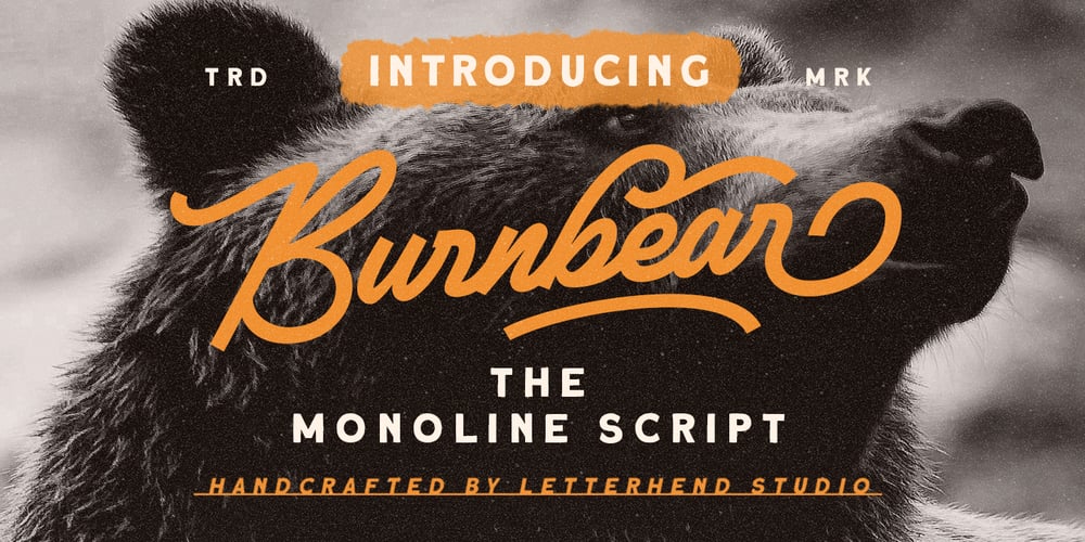 Burnbear font