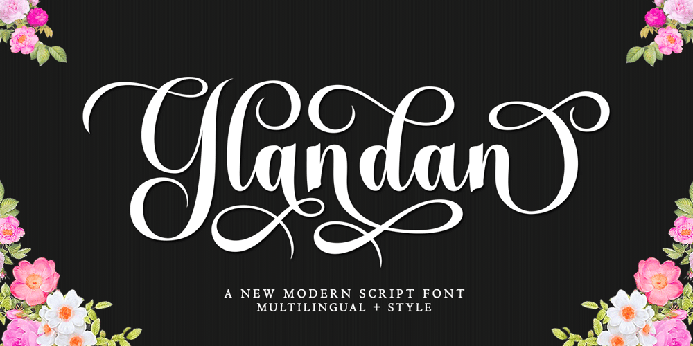 Glandan font