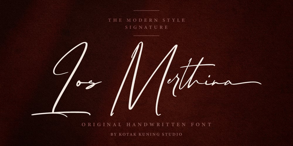Los Merthina font
