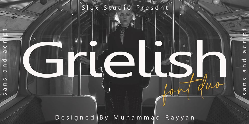 Grielish Font Duo font