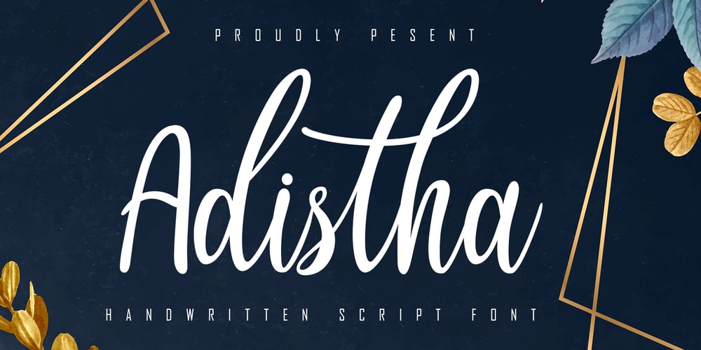 Adistha font