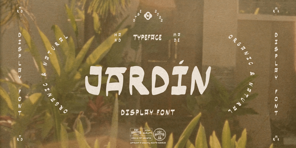 Jardin font