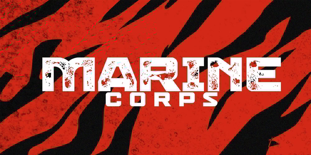 Marine Corps font