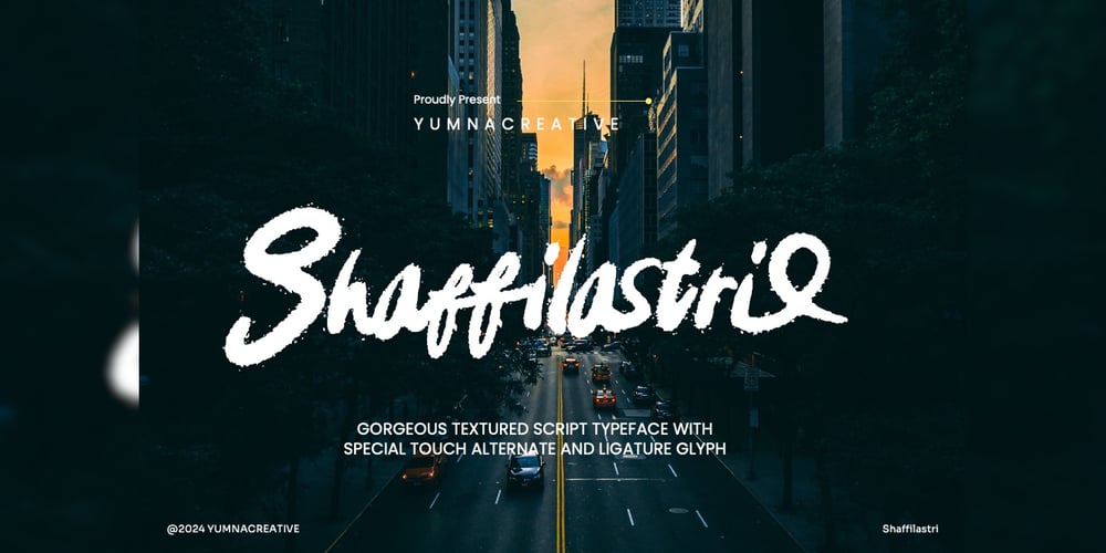 Shaffilastri font