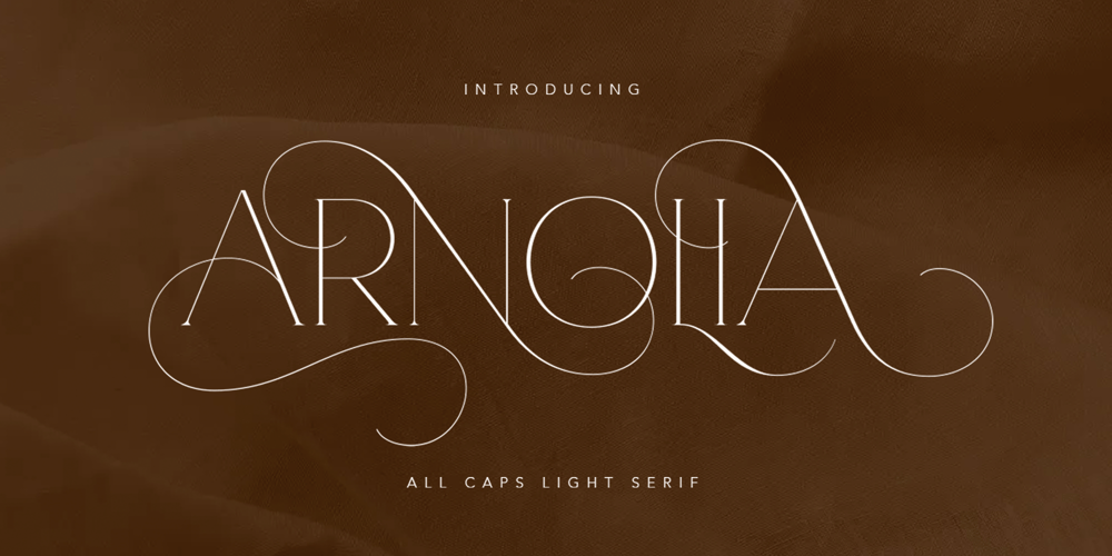 Arnolia font