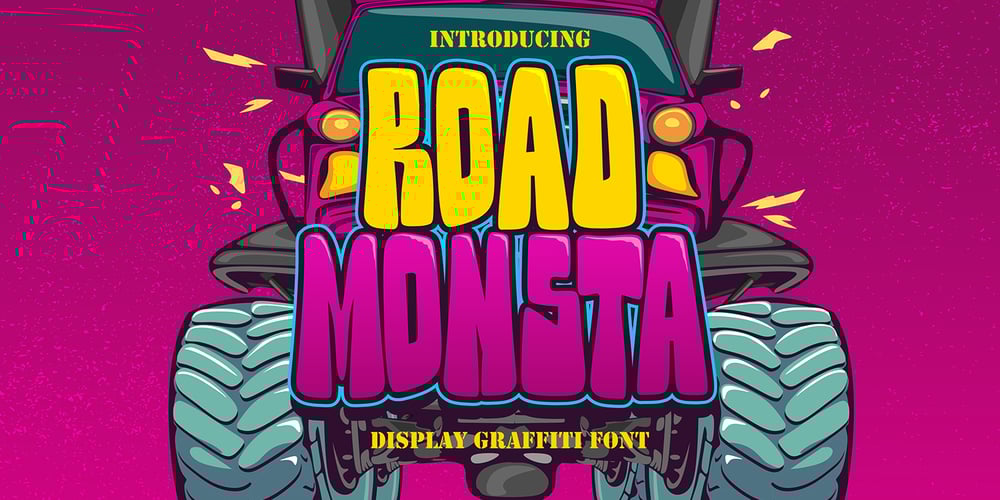 Road Monsta font