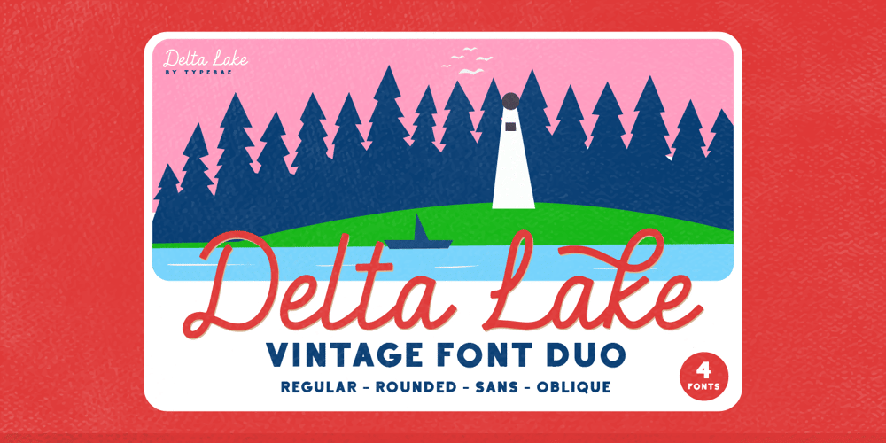 Delta Lake font