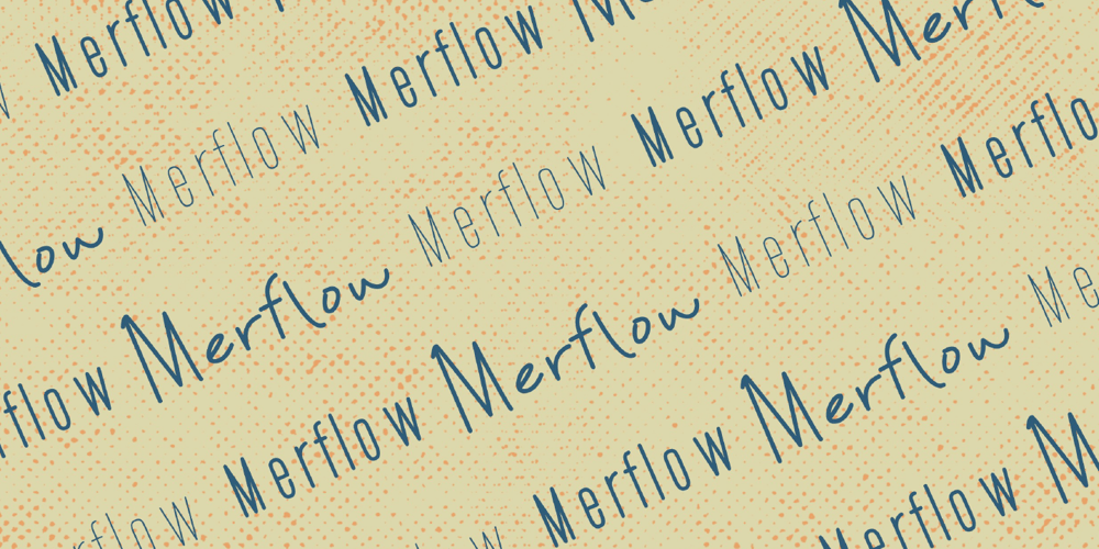 Merflows font