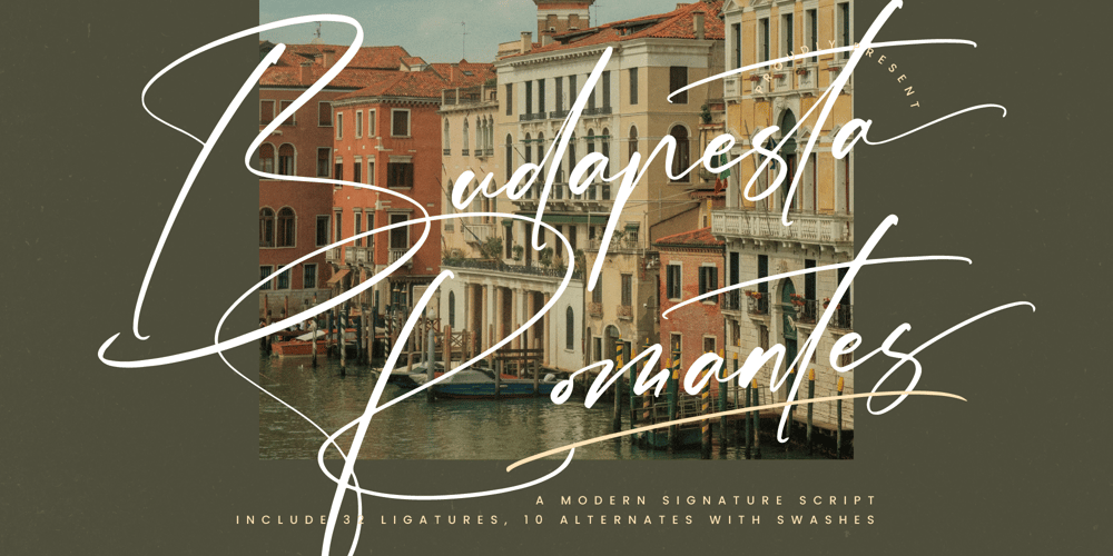 Budapesta Romantes font