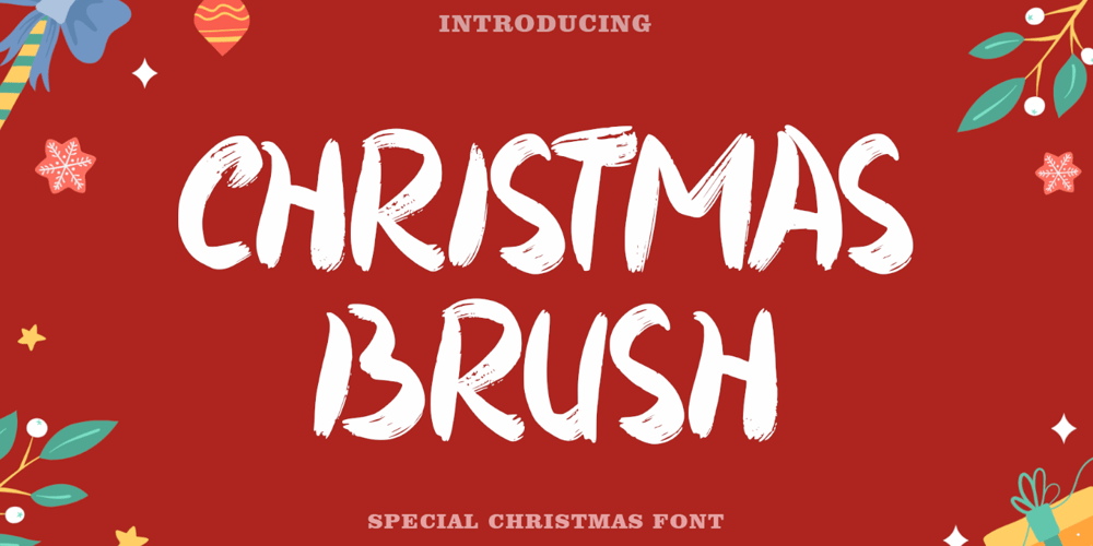 Christmas Brush font