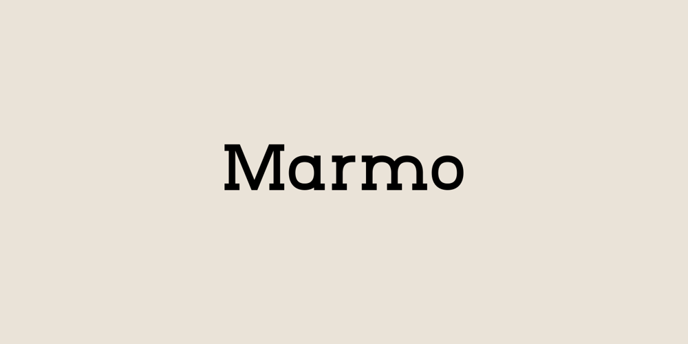 Marmo font