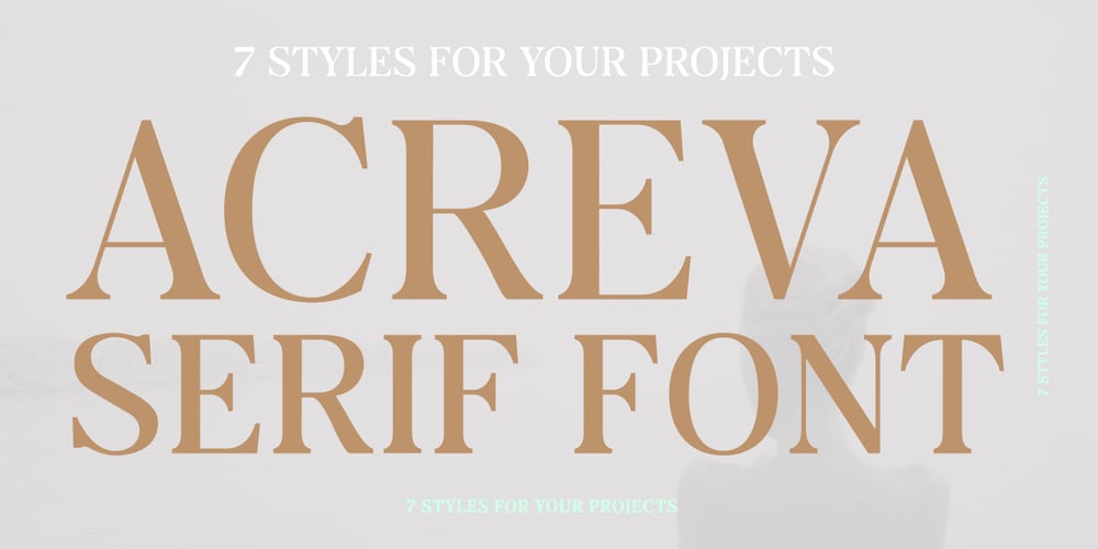 Acreva font