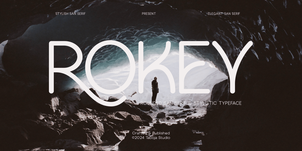 Rokey Stylistic Sans Serif font