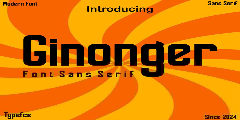 Ginerger font