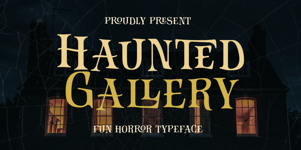 Haunted Gallery font