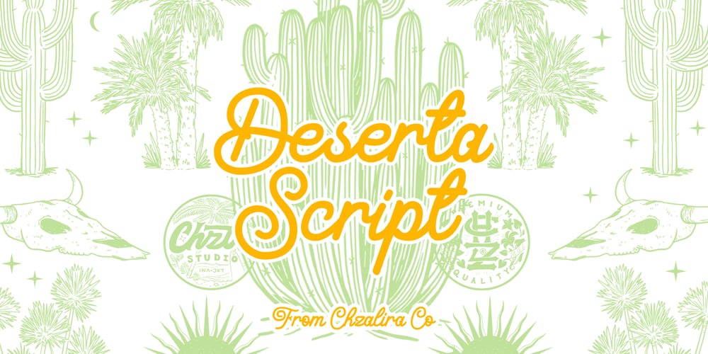 Deserta Script font