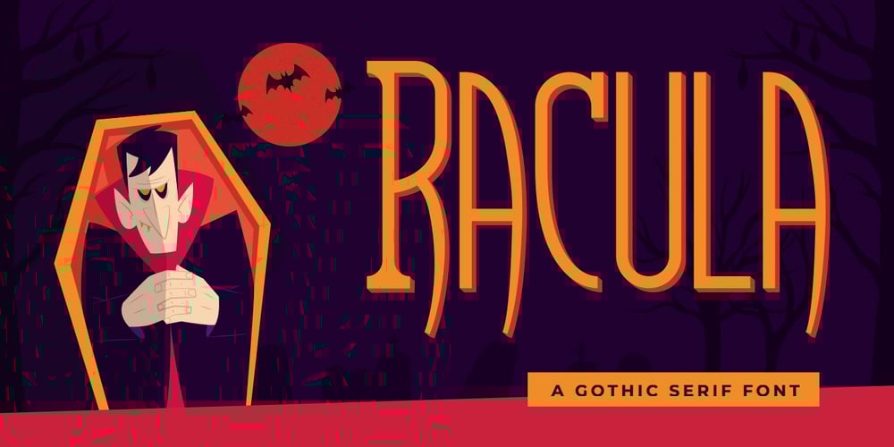 Racula font