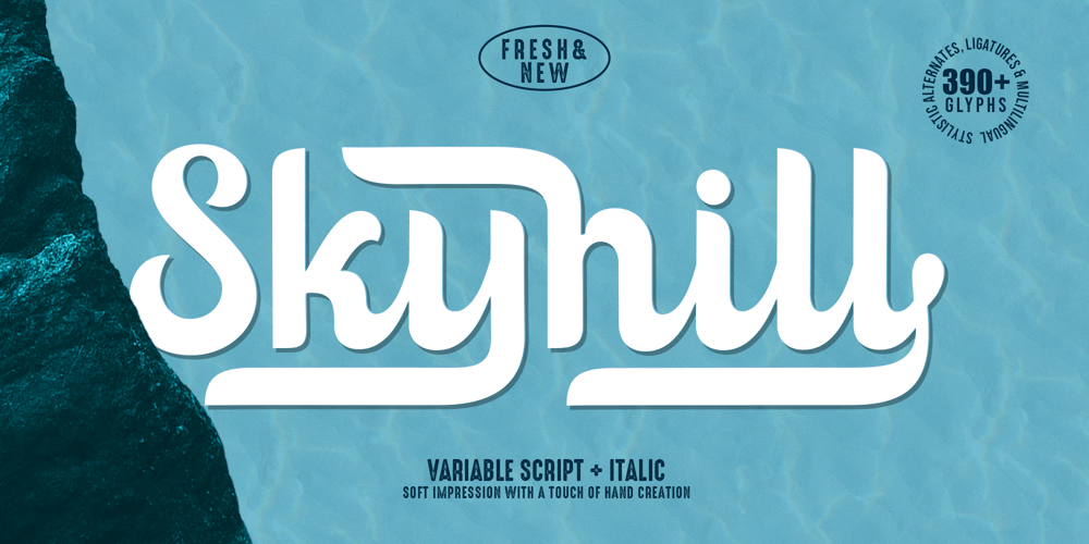 Skyhill font