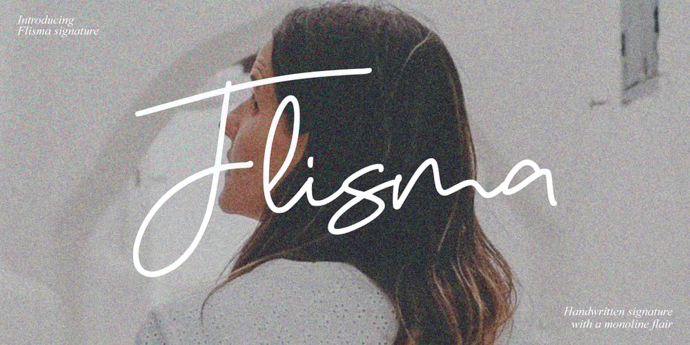 Flisma Signature font