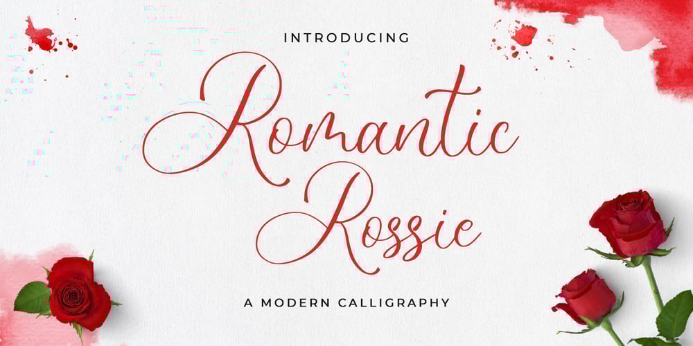 Romantic Rossie font