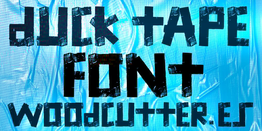 Duck Tape font