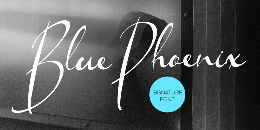 Blue Phoenix font
