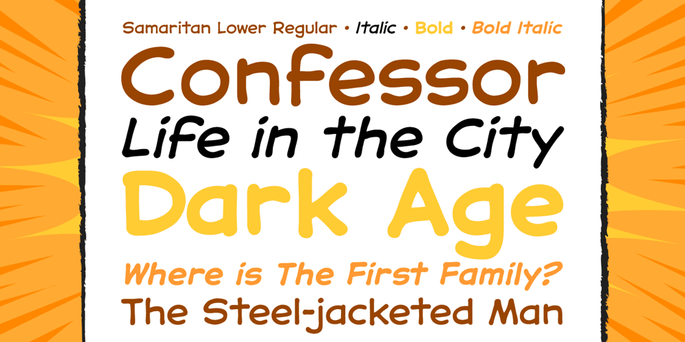 Samaritan Lower font