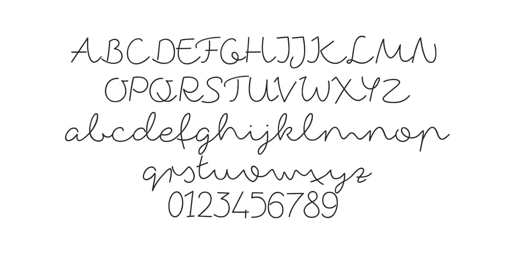 Fox in the snow font