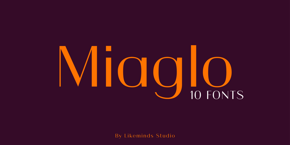 Miaglo font