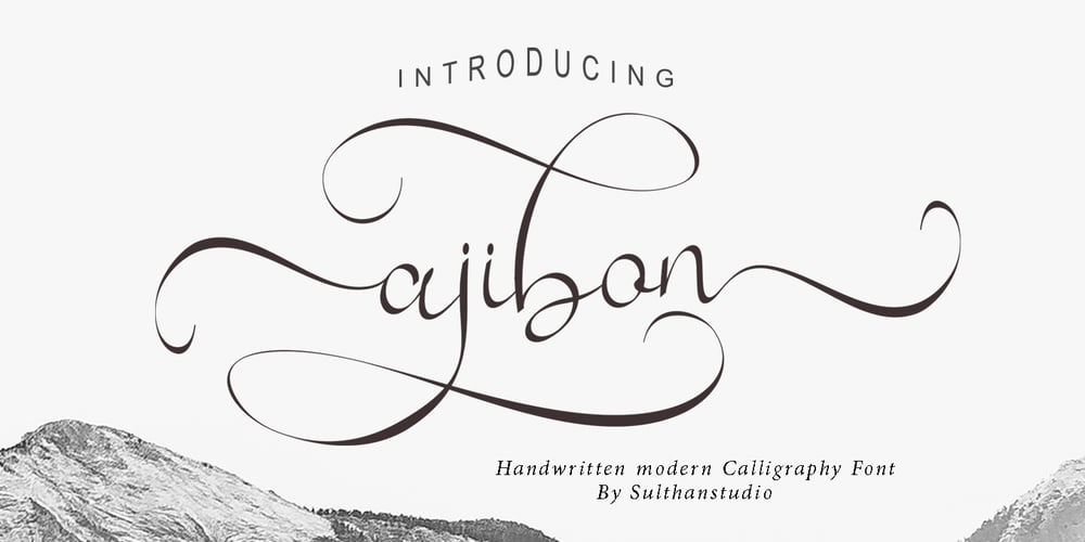 Ajibon font