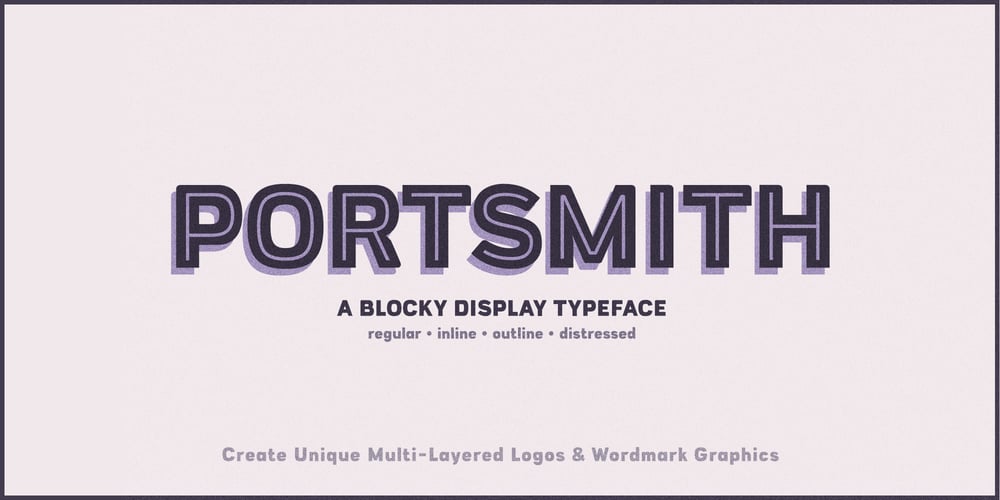 Portsmith font