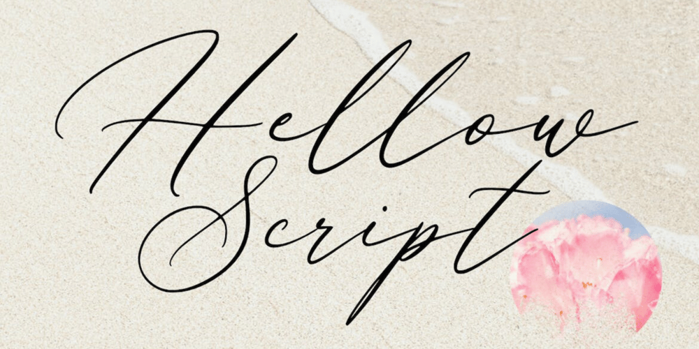 Hellow Script font