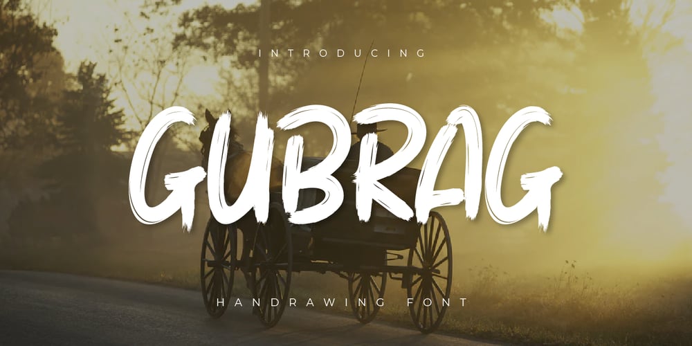 Gubrag font