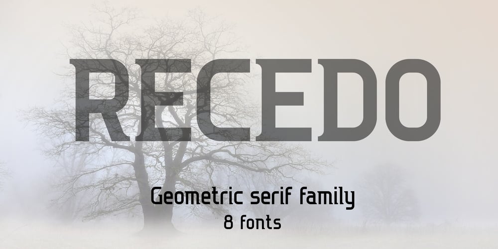 Recedo font