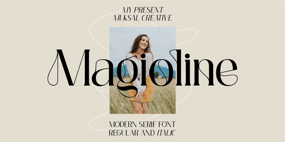 Magioline font