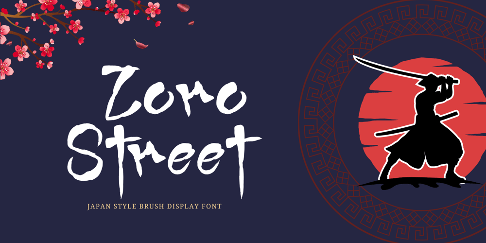 Zoro Street font