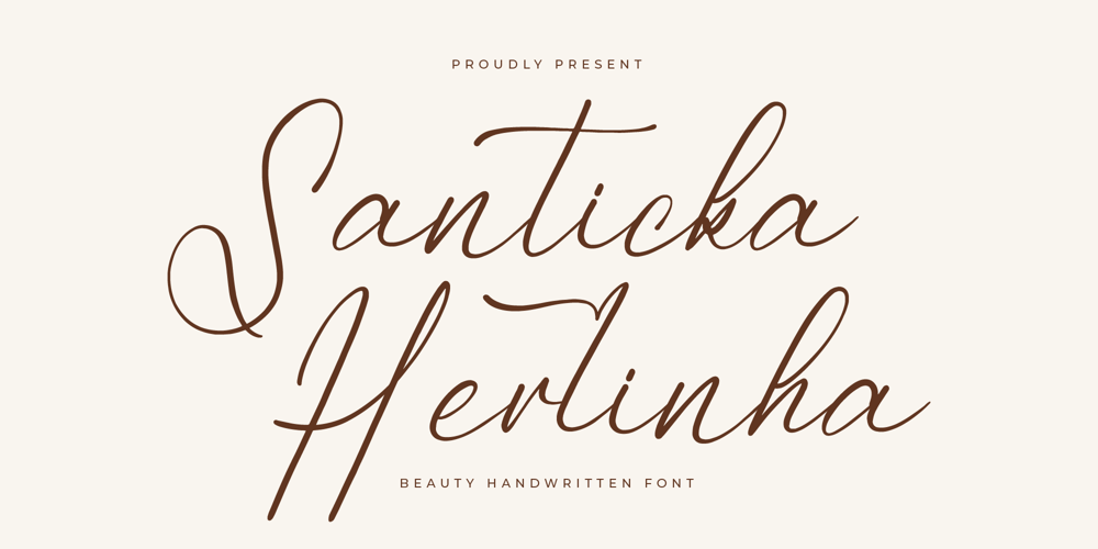 Santicka Herlinha font