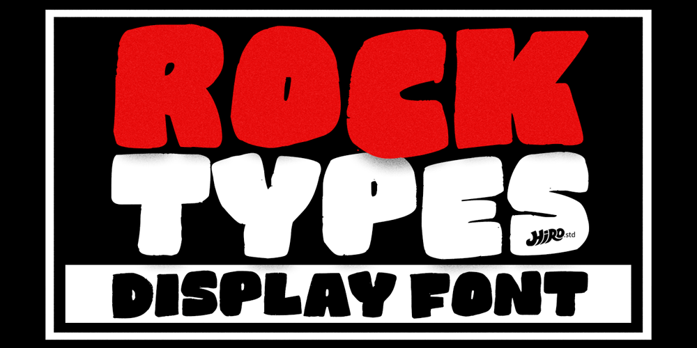 Rocktypes font