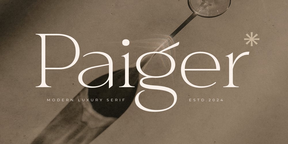 Paiger font