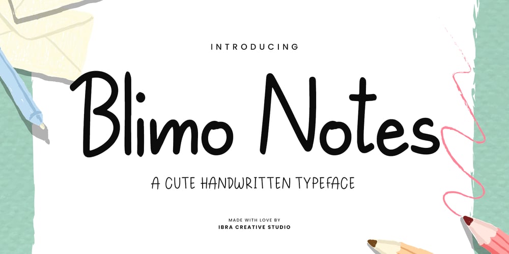 Blimo Notes font