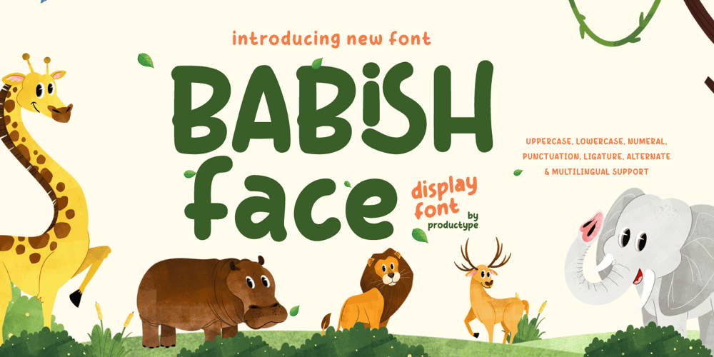 Babish Face font